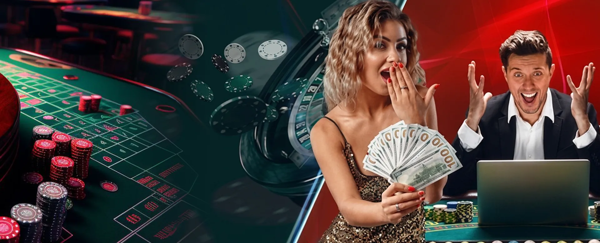 OKJL Net online casino background with vibrant lights and game elements